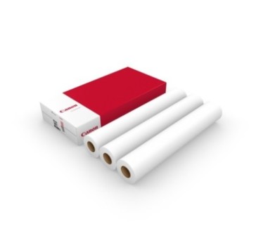 Papier traceur couché Haute Qualité Canon IJM113 FSC 90Gr/m² 0,610 (24") x 45m (Ø2")