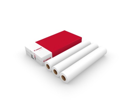 Papier traceur couché Haute Qualité Canon IJM113 FSC 90Gr/m² 0,610 (24") x 45m (Ø2")