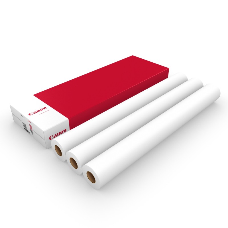 Papier traceur couché Haute Qualité Canon IJM113 FSC 90Gr/m² 0,914 (36") x 45m (Ø2")