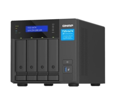 Serveur NAS QNAP TVS-H474-PT-8G 4-bay QuTS hero NAS Intel Pentium Gold G7400 8Go