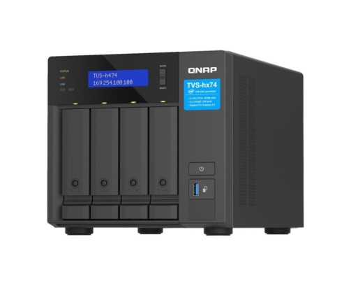 Serveur NAS QNAP TVS-H474-PT-8G 4-bay QuTS hero NAS Intel Pentium Gold G7400 8Go