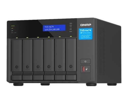 Serveur NAS QNAP TVS-H674-I3-16G 6-bay QuTS hero NAS Intel Core i3-12100 16Go