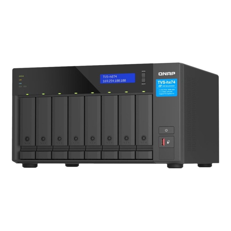 Serveur NAS QNAP TVS-H874-I7-32G 8-bay QuTS hero NAS Intel Core i7-12700 32Go