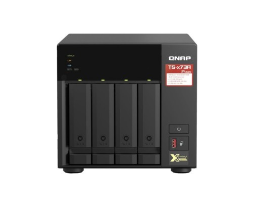 Serveur NAS QNAP TS-473A-8G 4-bay QuTS hero NAS AMD Ryzen Embedded V1500B 8Go