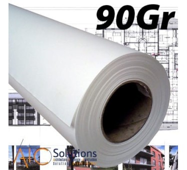 Papier traceur ColorPrint Premium 90gr 0,841 (A0) x 90m (Ø2")