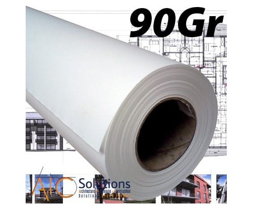 Papier traceur ColorPrint Premium 90gr 0,841 (A0) x 90m (Ø2")