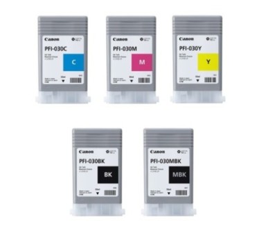 Canon PFI-030 - Pack de 5 cartouches d'impression 55ml