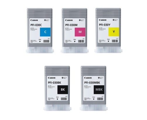 Canon PFI-030 - Pack de 5 cartouches d'impression 55ml