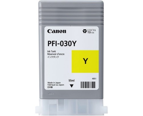 Canon PFI-030 Y - Cartouche d'impression jaune 55ml