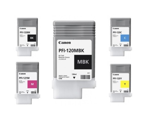 Canon PFI-120-121 - Pack de 5 cartouches d'impression 130ml