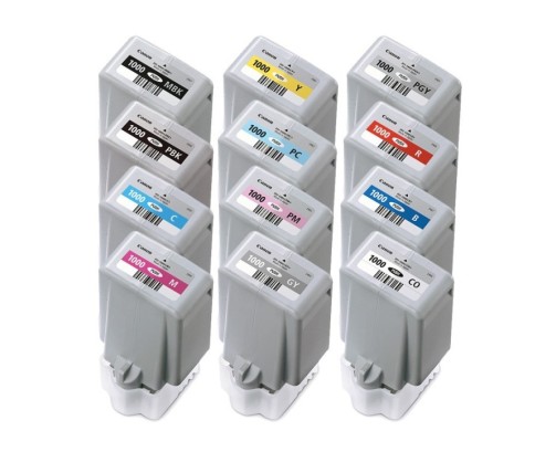 Canon PFI-1000 - Pack de 12 cartouches d'impression 80ml