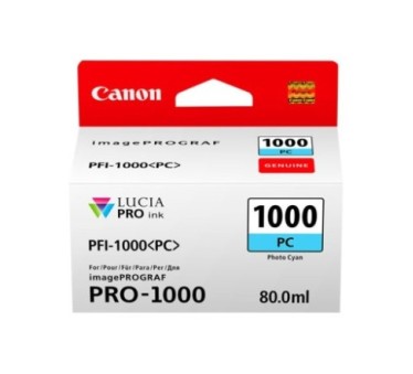 Canon PFI-1000 PC - Cartouche d'impression cyan photo 80ml