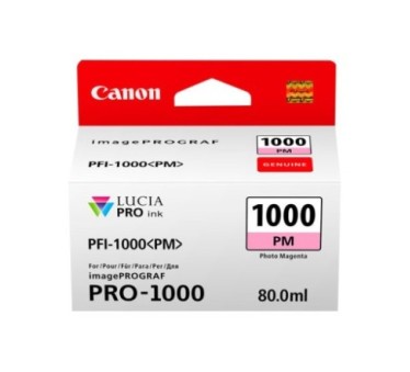 Canon PFI-1000 PM - Cartouche d'impression magenta photo 80ml