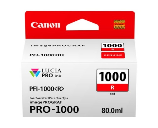 Canon PFI-1000 R - Cartouche d'impression rouge 80ml