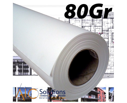 Papier traceur ColorPrint Premium 80gr 0,914 (36") x 90m (Ø2")