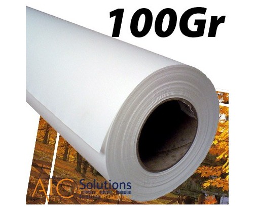 ImagePrint Papier couché Haute Résolution 100Gr 0,610 (24") x 45m (Ø2")