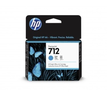 HP 712 - Cartouche d'impression cyan 29ml (3ED67A)