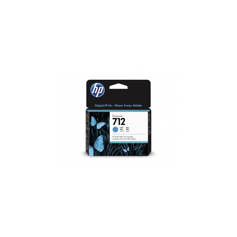 HP 712 - Cartouche d'impression cyan 29ml (3ED67A)