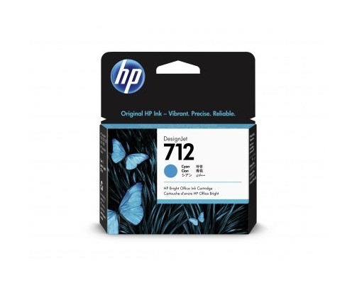 HP 712 - Cartouche d'impression cyan 29ml (3ED67A)