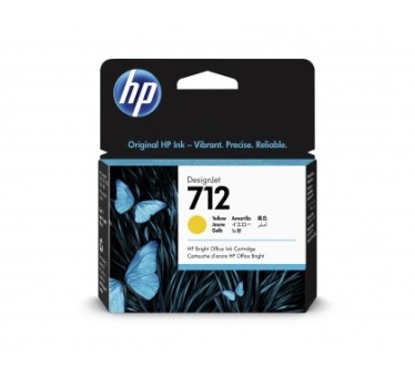 HP 712 - Cartouche d'impression jaune 29ml (3ED69A)