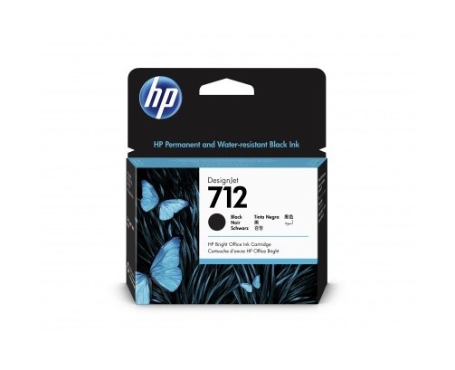 HP 712 - Cartouche d'impression noir 80ml (3ED71A)