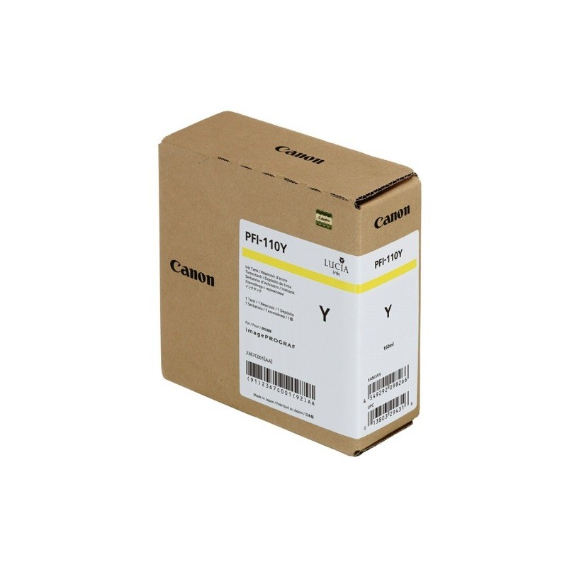 Canon PFI-110 Y - Cartouche d'impression jaune 160ml