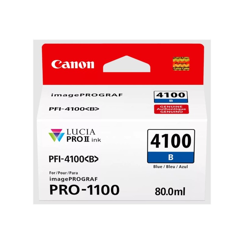 Canon PFI-4100 B - Cartouche d'impression bleu 80ml