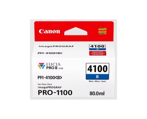 Canon PFI-4100 B - Cartouche d'impression bleu 80ml