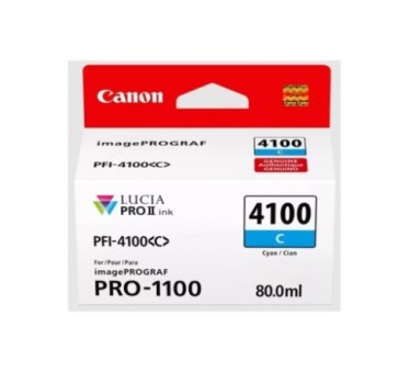 Canon PFI-4100 C - Cartouche d'impression cyan 80ml