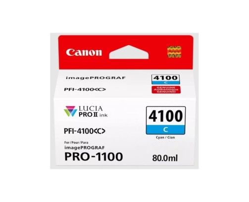 Canon PFI-4100 C - Cartouche d'impression cyan 80ml