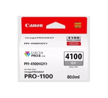 Canon PFI-4100 GY - Cartouche d'impression gris 80ml