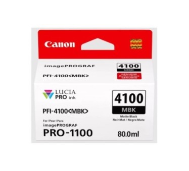 Canon PFI-4100 MBK - Cartouche d'impression noir mat 80ml