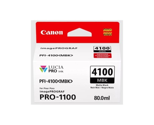 Canon PFI-4100 MBK - Cartouche d'impression noir mat 80ml