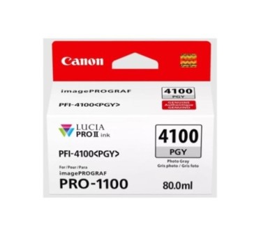 Canon PFI-4100 PGY - Cartouche d'impression gris photo 80ml