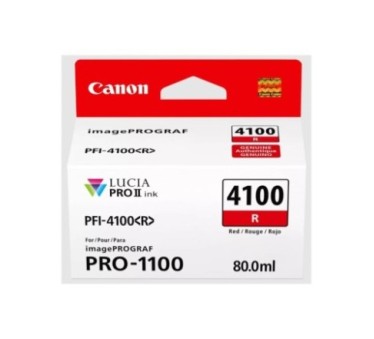 Canon PFI-4100 R - Cartouche d'impression rouge 80ml