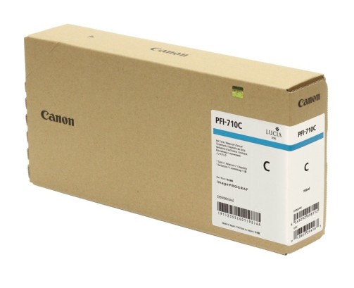 Canon PFI-710 C - Cartouche d'impression cyan 700ml