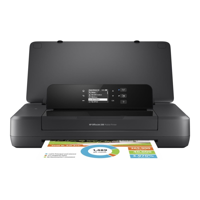 HP Officejet 200 Mobile Printer - imprimante - couleur - jet d'encre