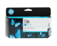 HP 738 - Cartouche d'impression cyan 130ml (498N5A)