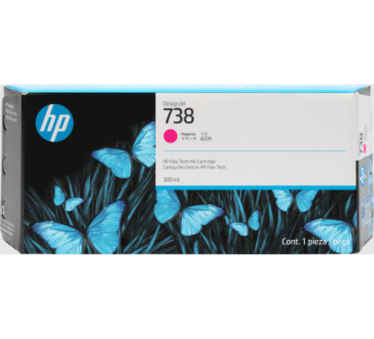 HP 738 - Cartouche d'impression magenta 300ml (676M7A)