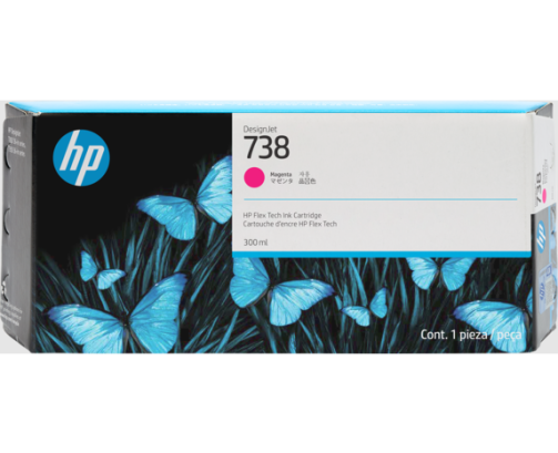 HP 738 - Cartouche d'impression magenta 300ml (676M7A)