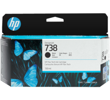 HP 738 - Cartouche d'impression noir 130ml (498N4A)