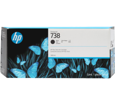 HP 738 - Cartouche d'impression noir 300ml (498N8A)