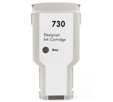 Cartouche d’encre générique HP 730 gris 300ml remplace P2V72A/P2V66A