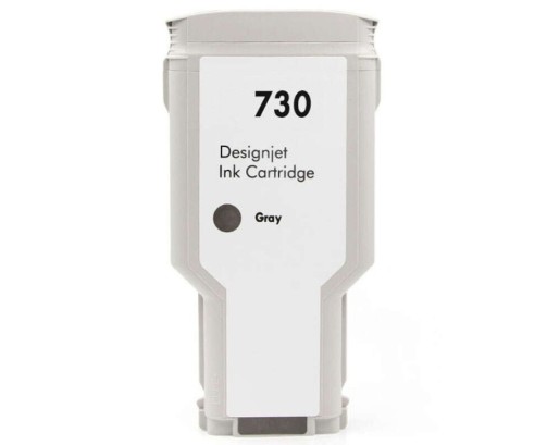 Cartouche d’encre générique HP 730 gris 300ml remplace P2V72A/P2V66A