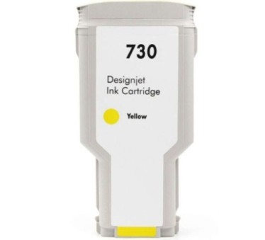 Cartouche d’encre générique HP 730 jaune 300ml remplace P2V70A/P2V64A