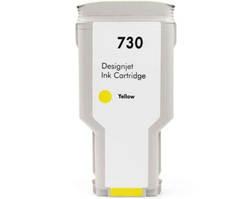 Cartouche d’encre générique HP 730 jaune 300ml remplace P2V70A/P2V64A