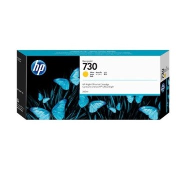 HP 730 - Cartouche d'impression jaune 300ml (P2V70A)