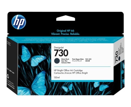 HP 730 - Cartouche d'impression noir mat 130ml (P2V65A)