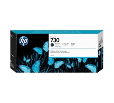 HP 730 - Cartouche d'impression noir mat 300ml (P2V71A)