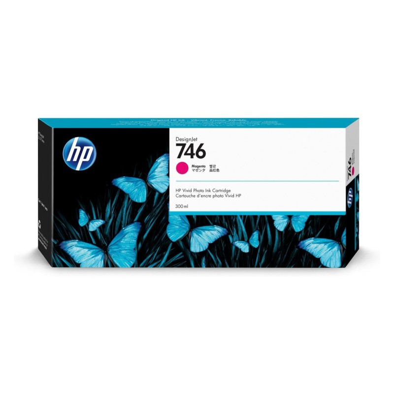 HP 746 - Cartouche d'impression magenta 300ml (P2V78A)